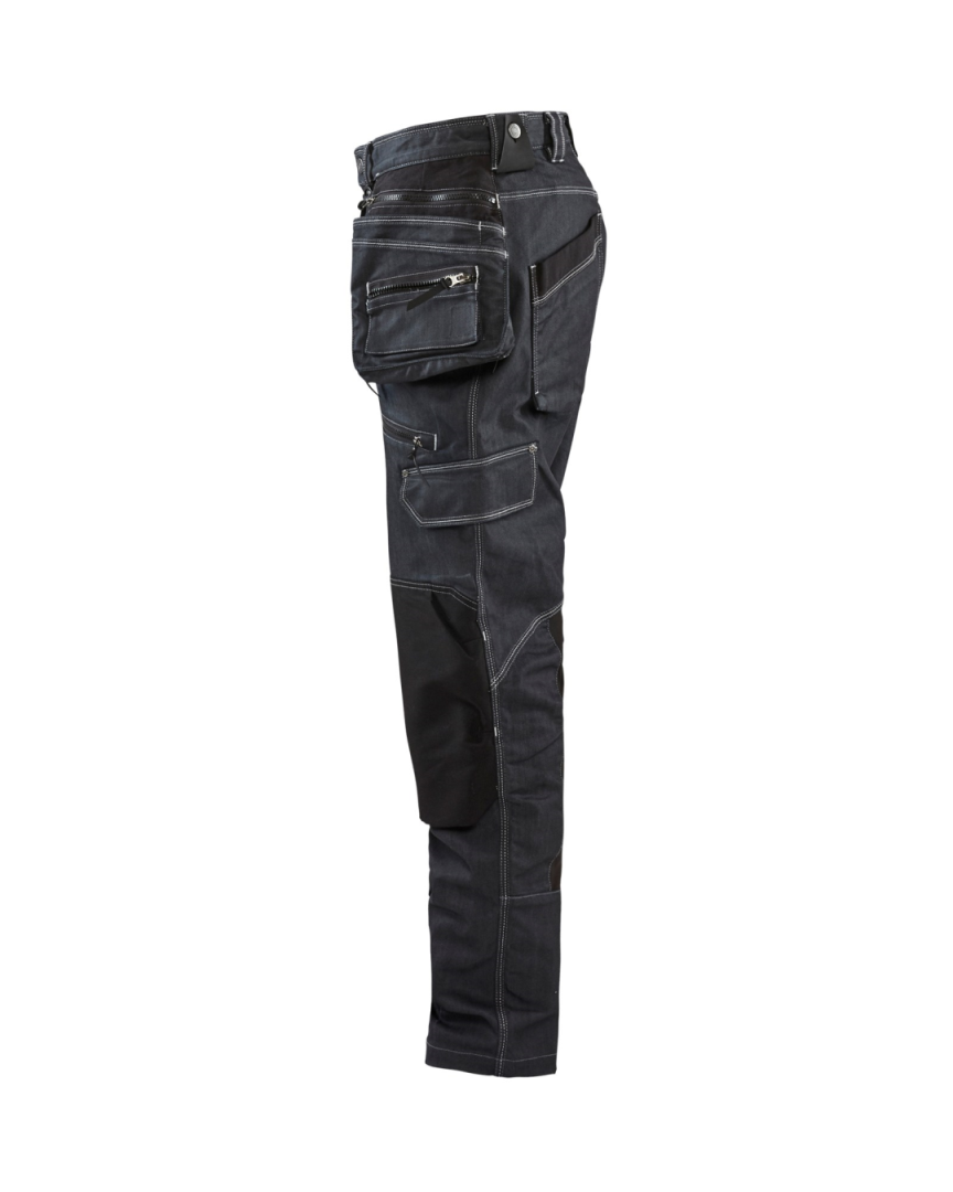 Blaklader Baggy Denim Werkbroek met Knie- Holsterzakken