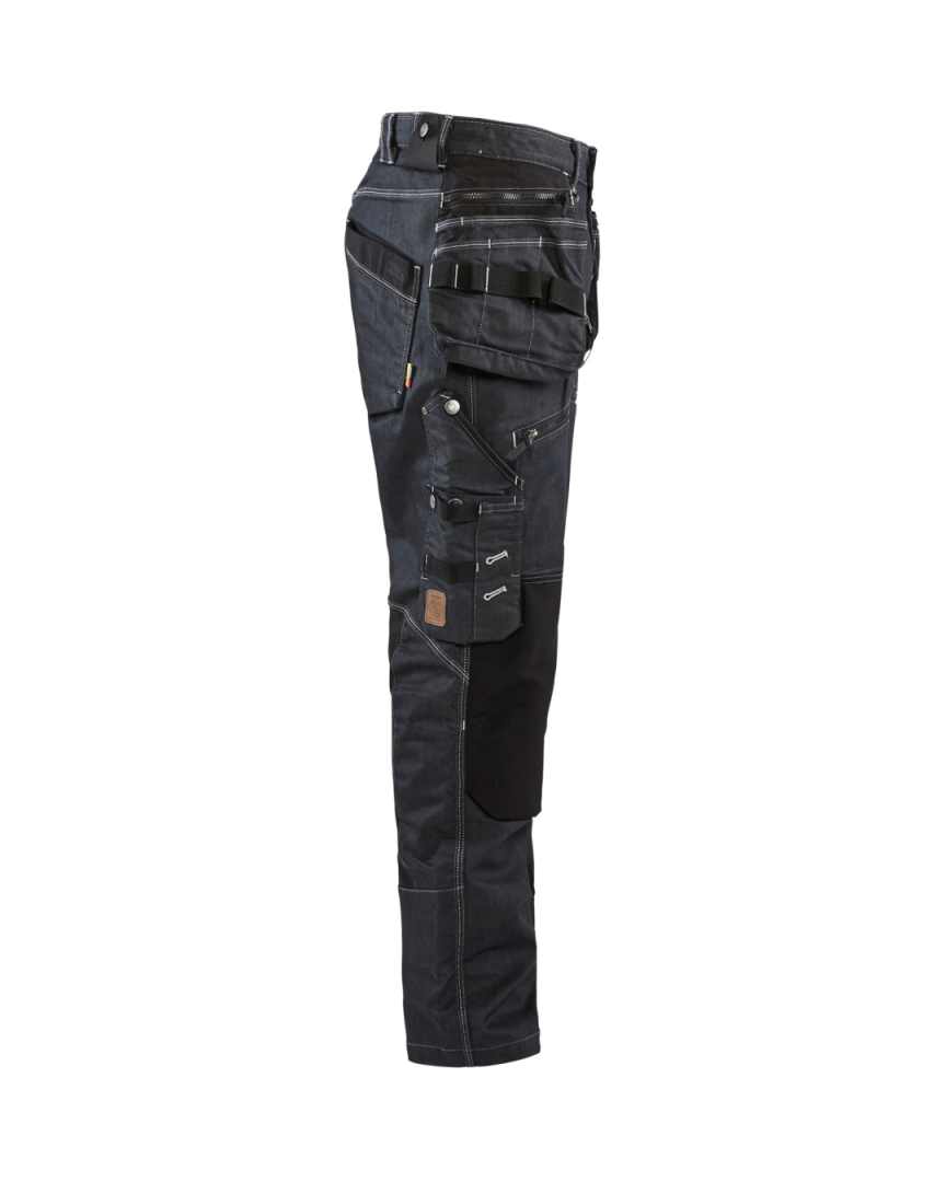 Blaklader Baggy Denim Werkbroek met Knie- Holsterzakken