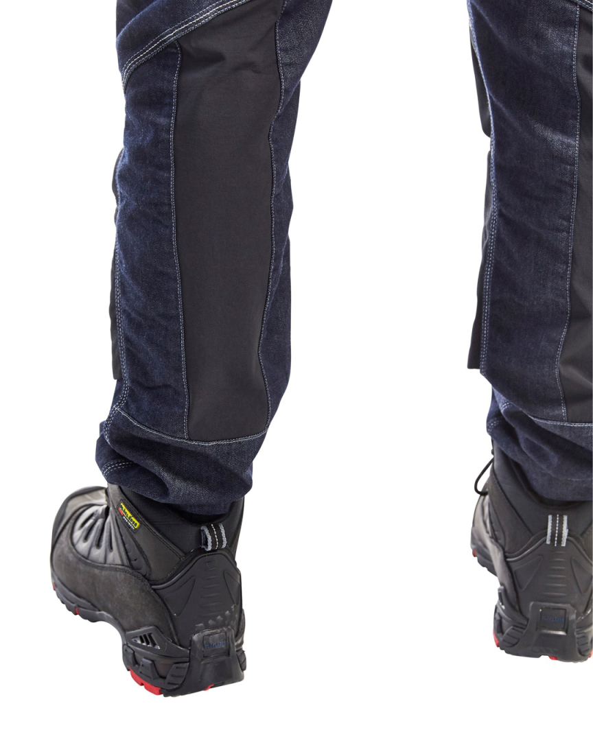 Blaklader Baggy Denim Werkbroek met Knie- Holsterzakken