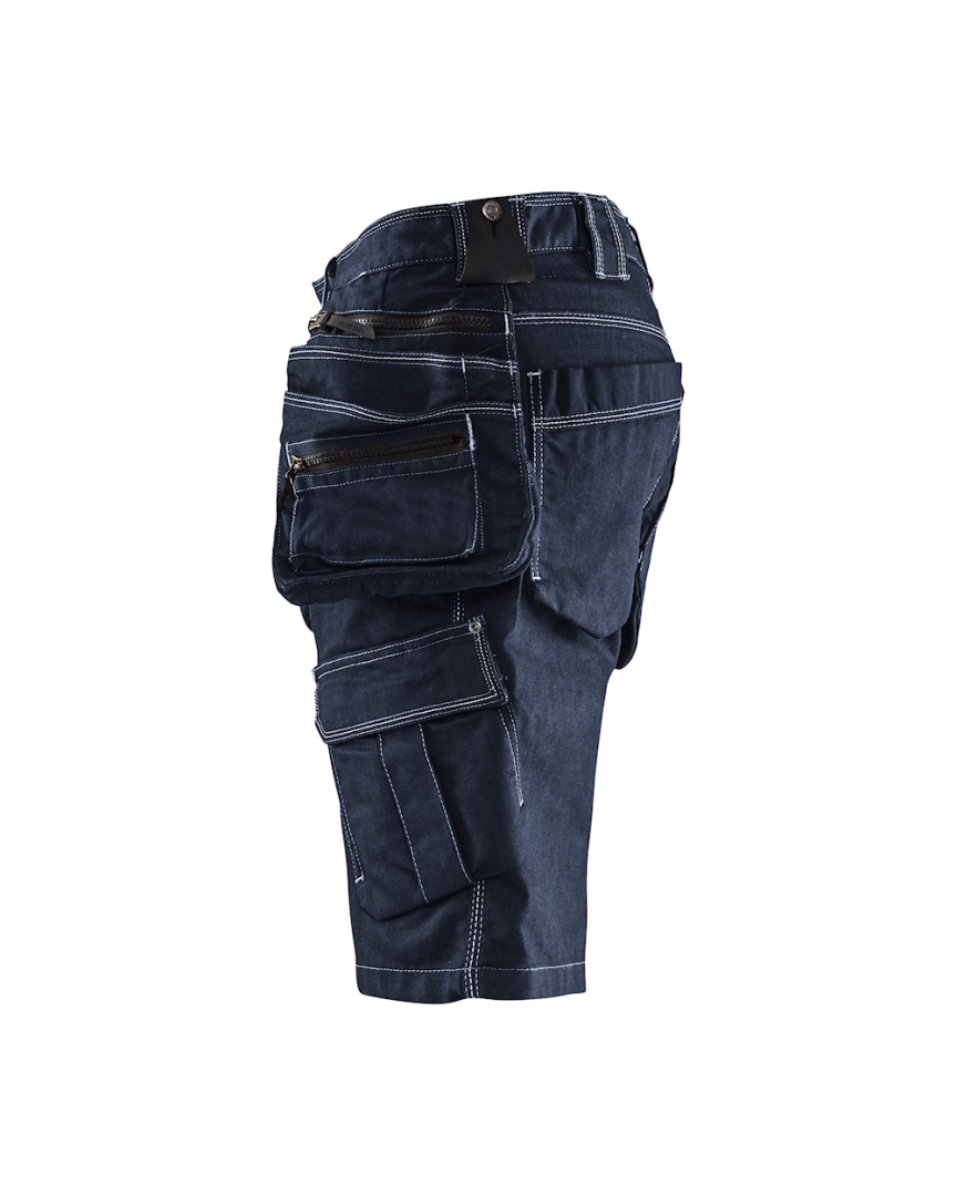 Blaklader Denim Stretch Shorts met Holsterzakken