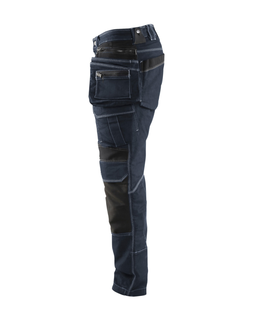 Blaklader Denim Werkbroek met Knie- Holsterzakken