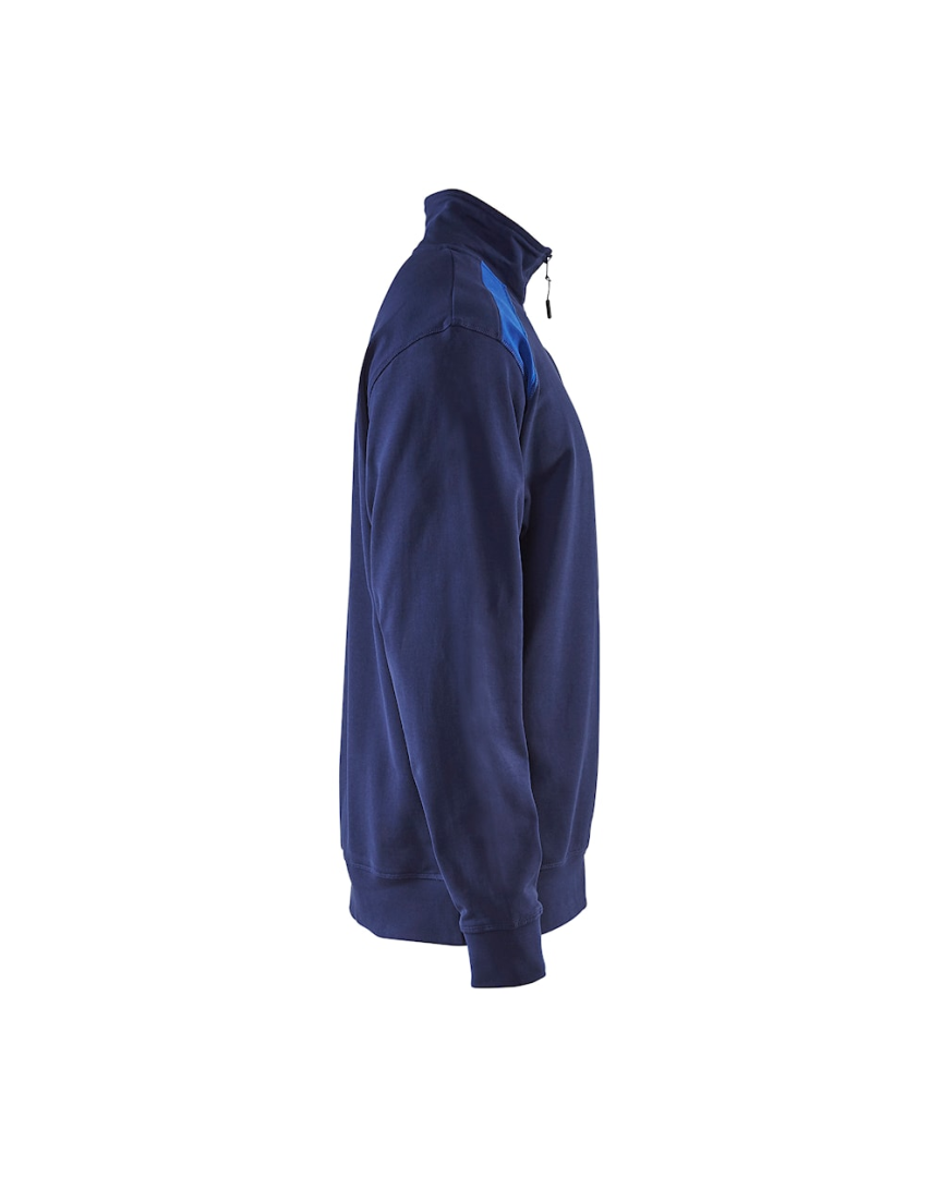 Blaklader Sweatshirt Bi-Color met Halve Rits