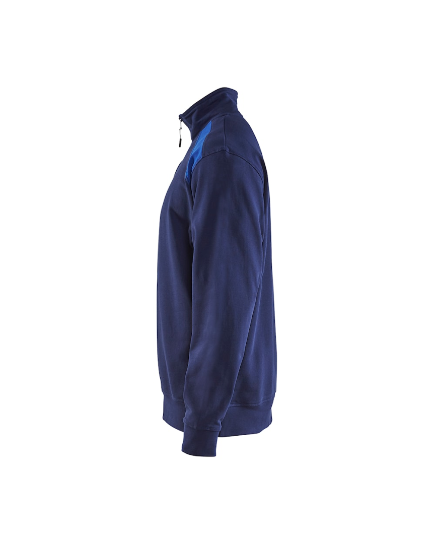 Blaklader Sweatshirt Bi-Color met Halve Rits