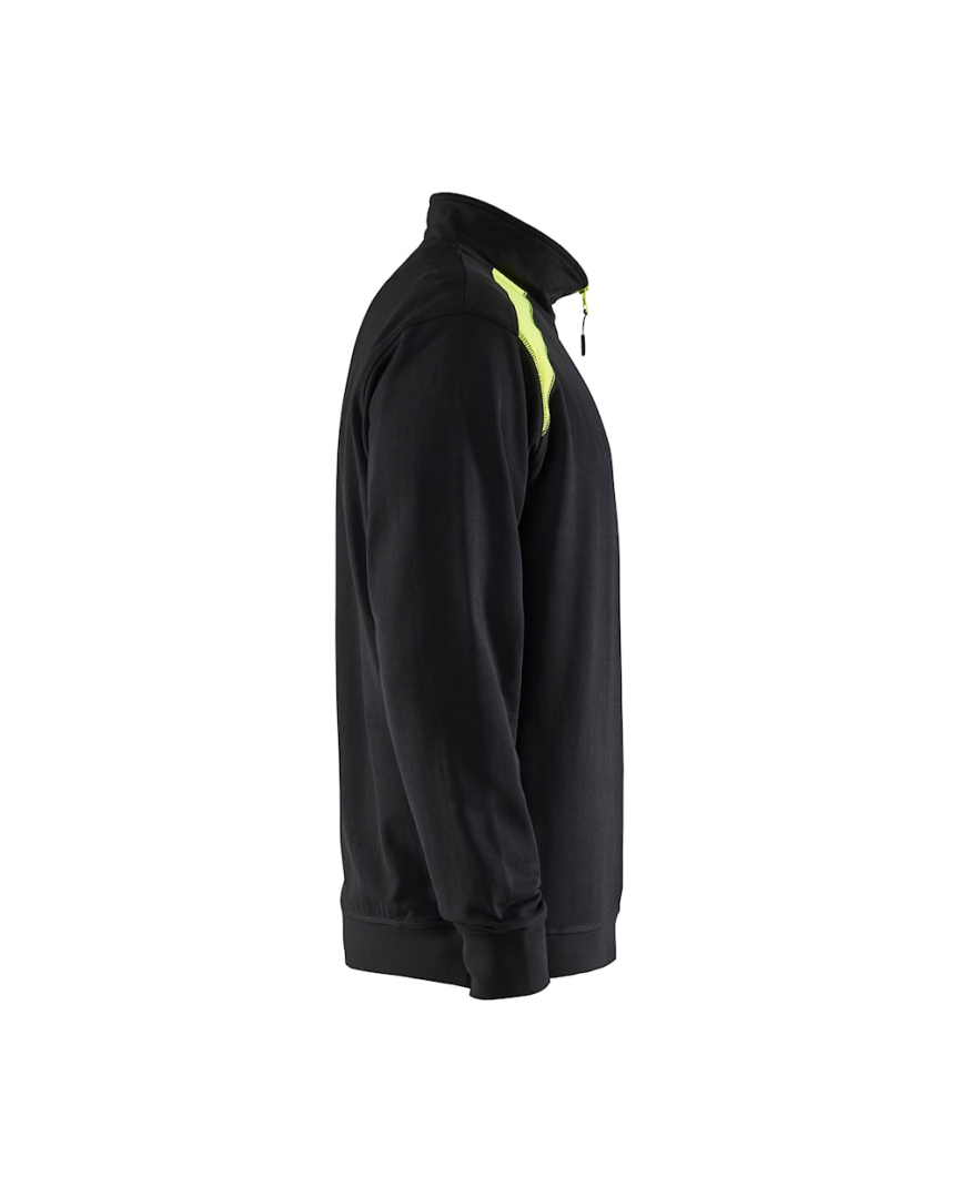 Blaklader Sweatshirt Bi-Color met Halve Rits