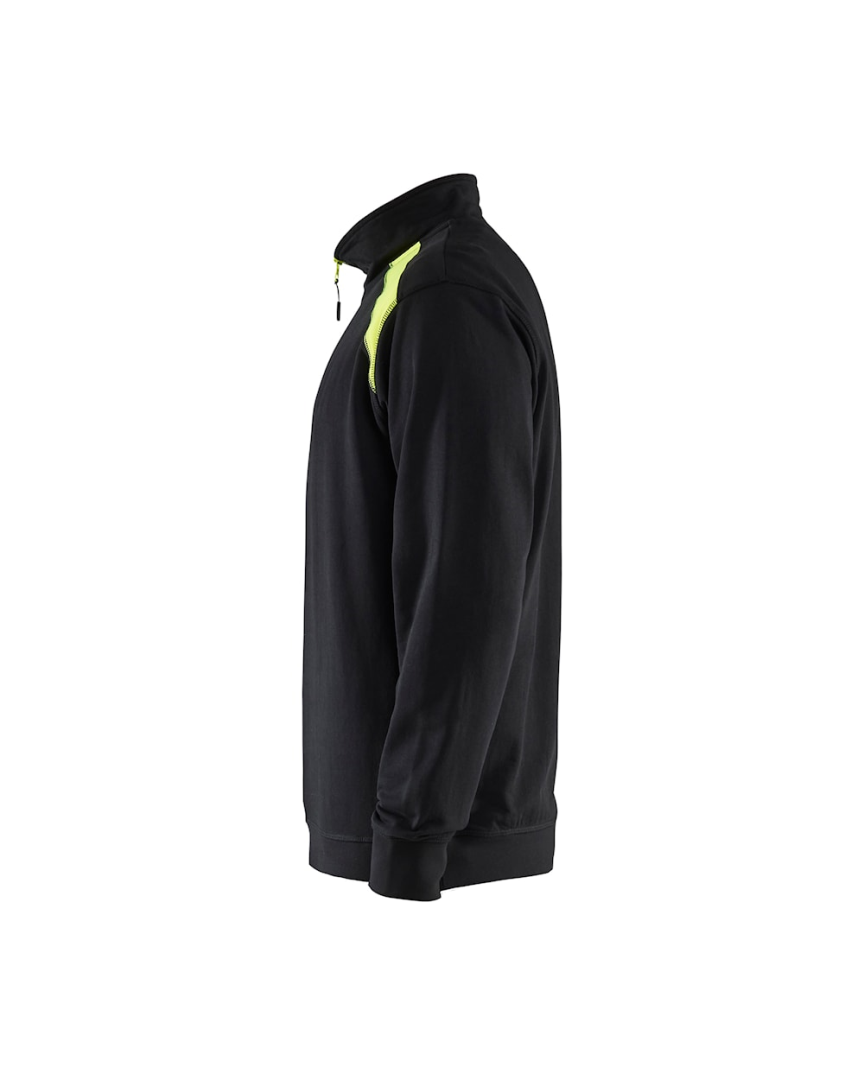 Blaklader Sweatshirt Bi-Color met Halve Rits