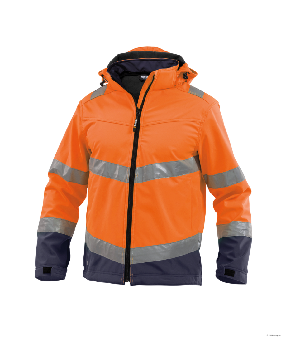 Dassy Malaga Hi-vis Softshell Jas