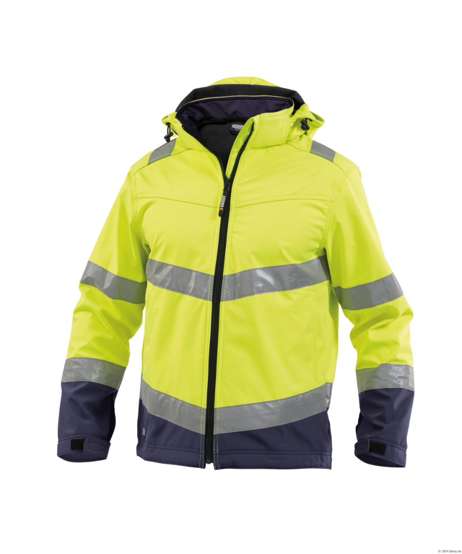 Dassy Malaga Hi-vis Softshell Jas