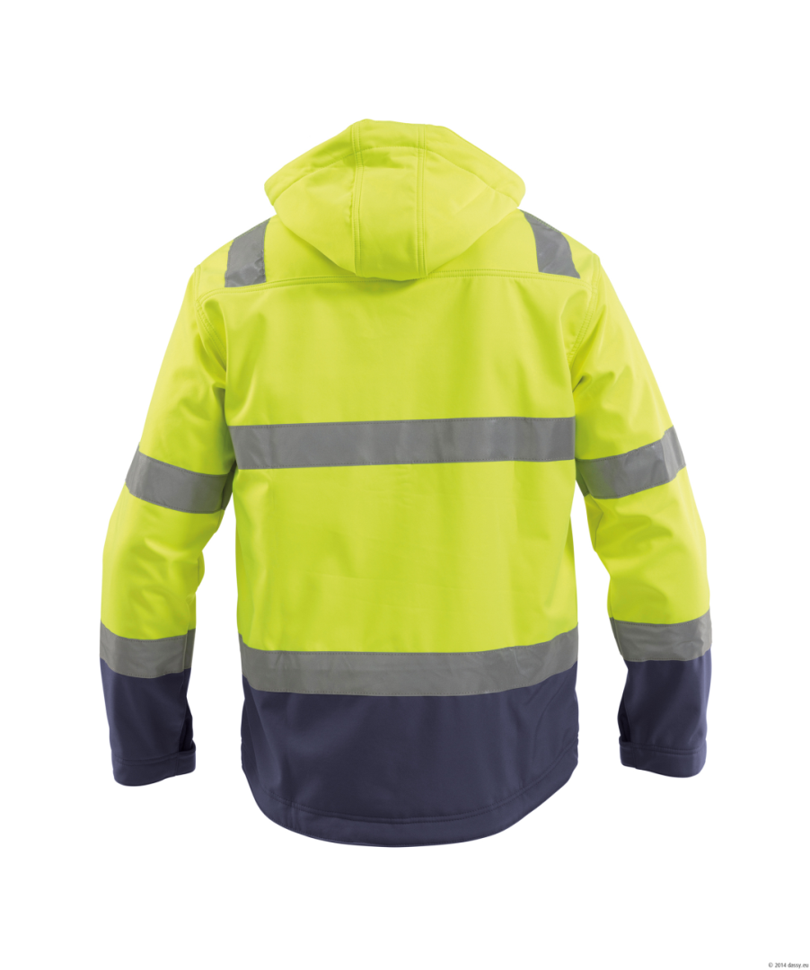 Dassy Malaga Hi-vis Softshell Jas