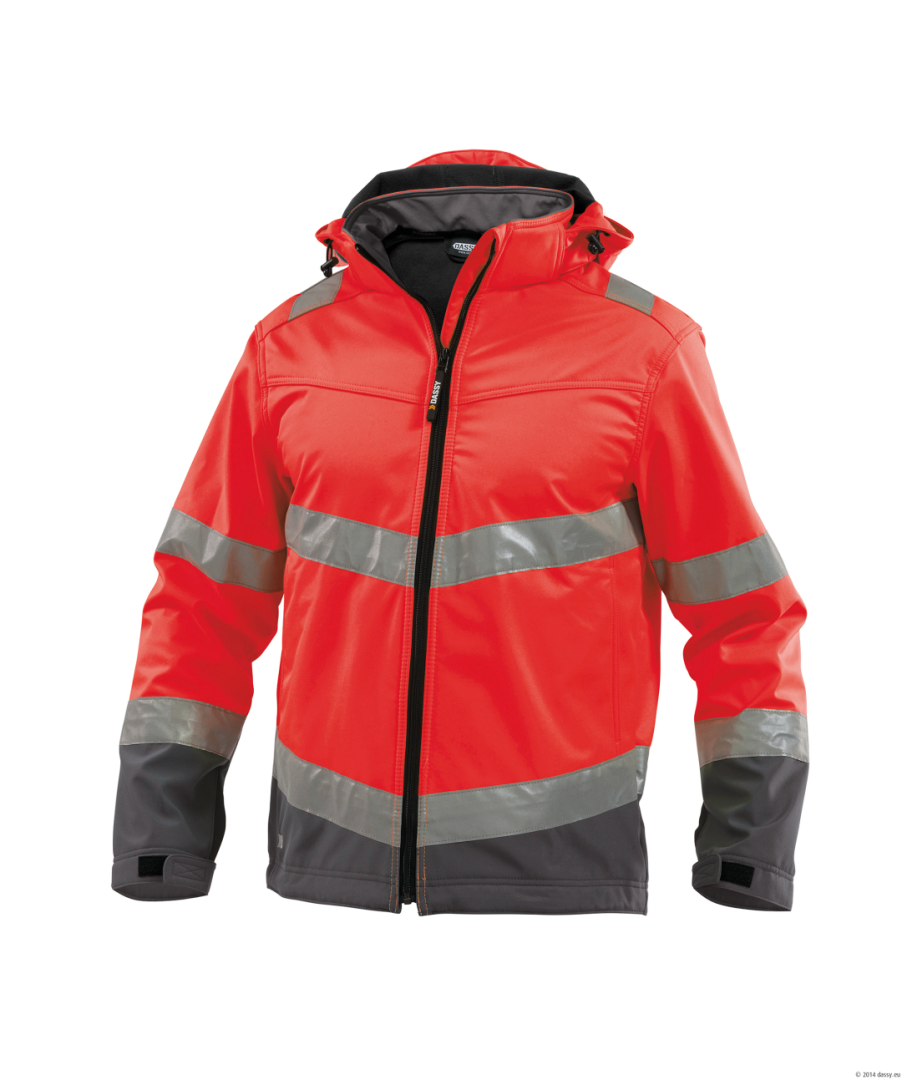 Dassy Malaga Hi-vis Softshell Jas