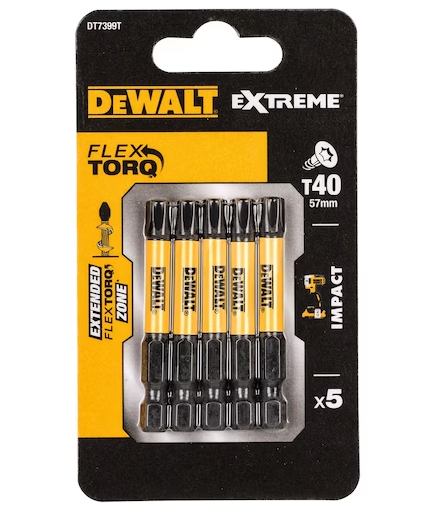 DeWalt Extreme impact Schroefbits - Torx - T40 x 50mm