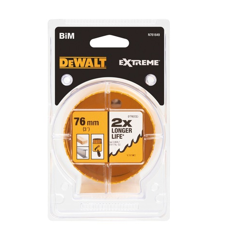 DeWalt Gatenzaag 2x BiM Ø76mm Zaagdiepte 40mm