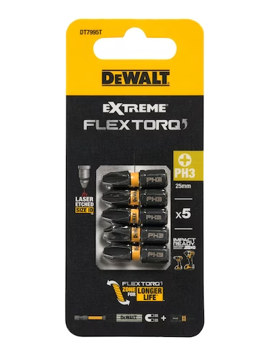 DeWalt Impact Torsion Bits 25mm Ph3