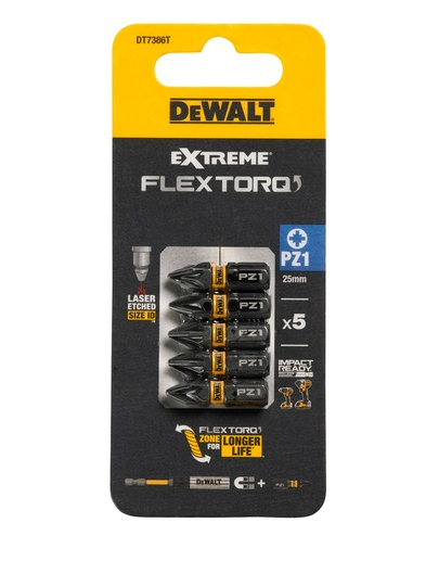 DeWalt Impact Torsion Bits 25mm Pz1
