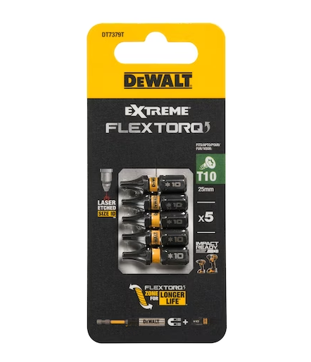 DeWalt Impact Torsion Bits 25mm Torx T10