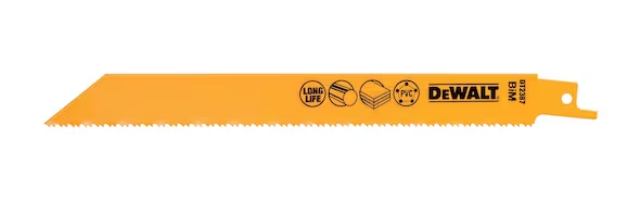 DeWalt Reciprozaagblad - 203 x 1,8/2,5mm - Kunststof (5st)