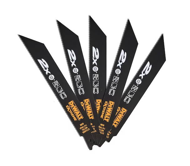 DeWalt Reciprozaagblad - 203 x 2,5mm - Metaal (5st)