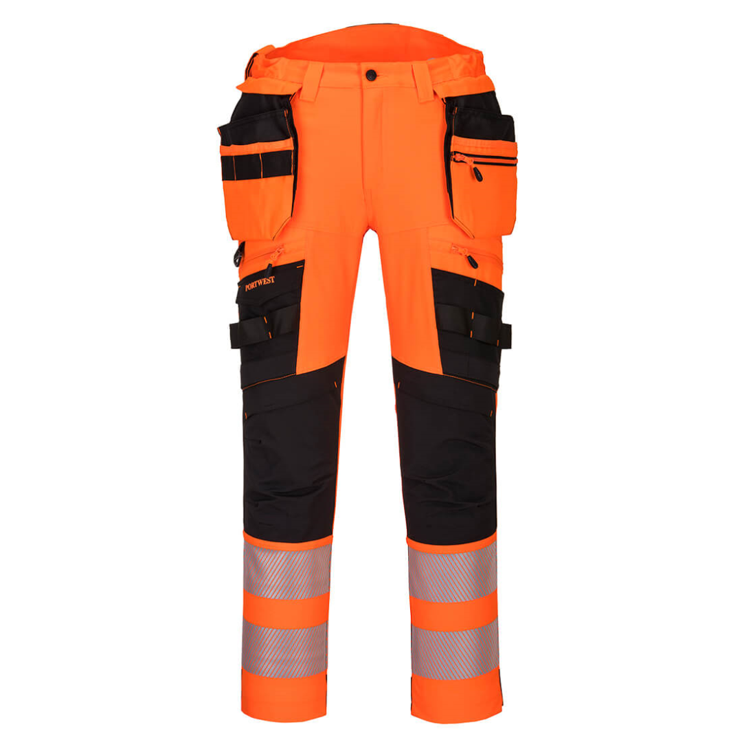 Portwest DX4 Hi-Vis Werkbroek met Knie-Holsterzakken