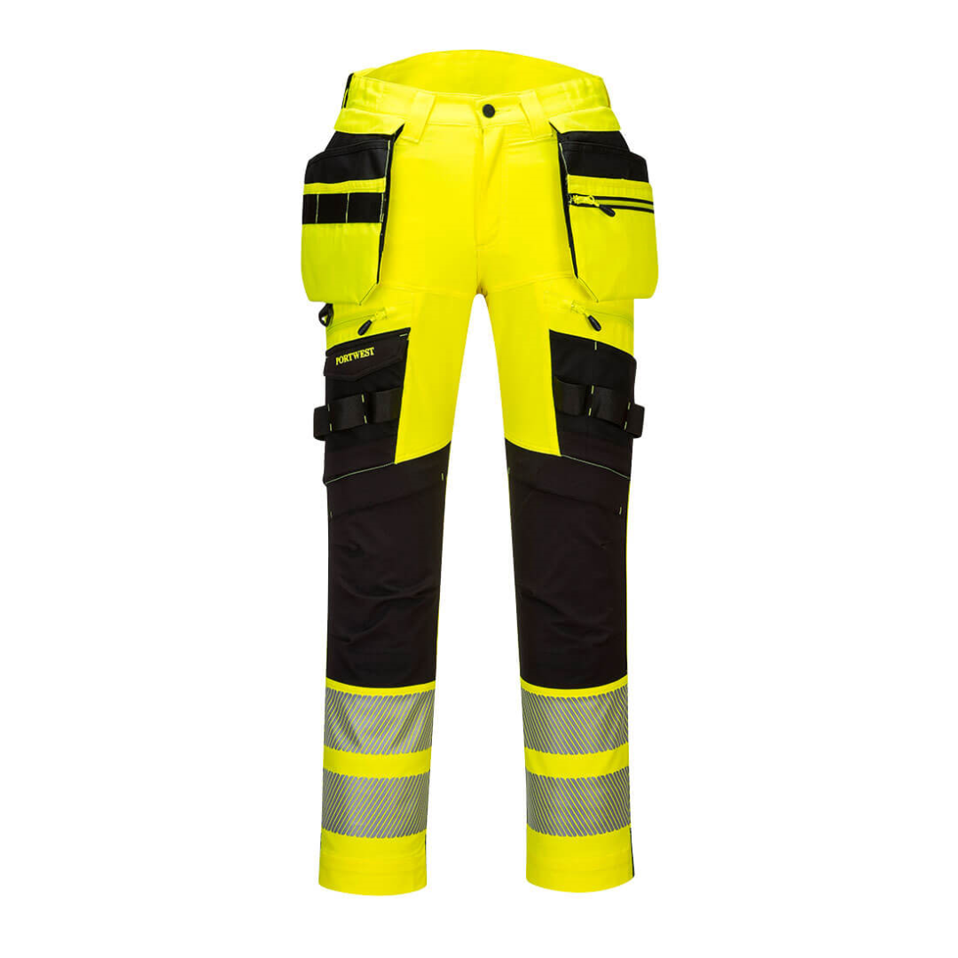 Portwest DX4 Hi-Vis Werkbroek met Knie-Holsterzakken