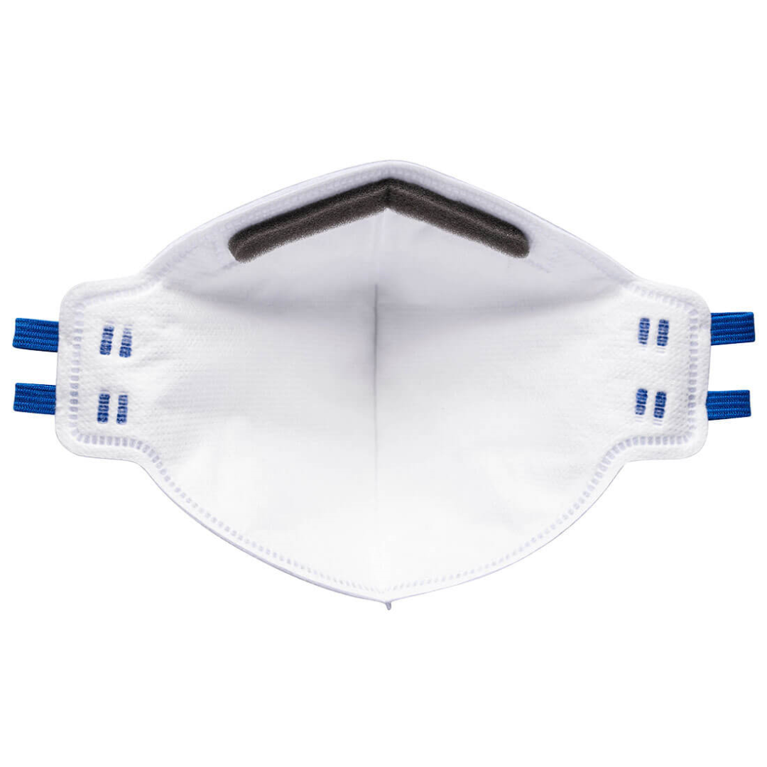 Portwest FFP2 Stof Nevel Plat Gevouwen Ademhalingsmasker