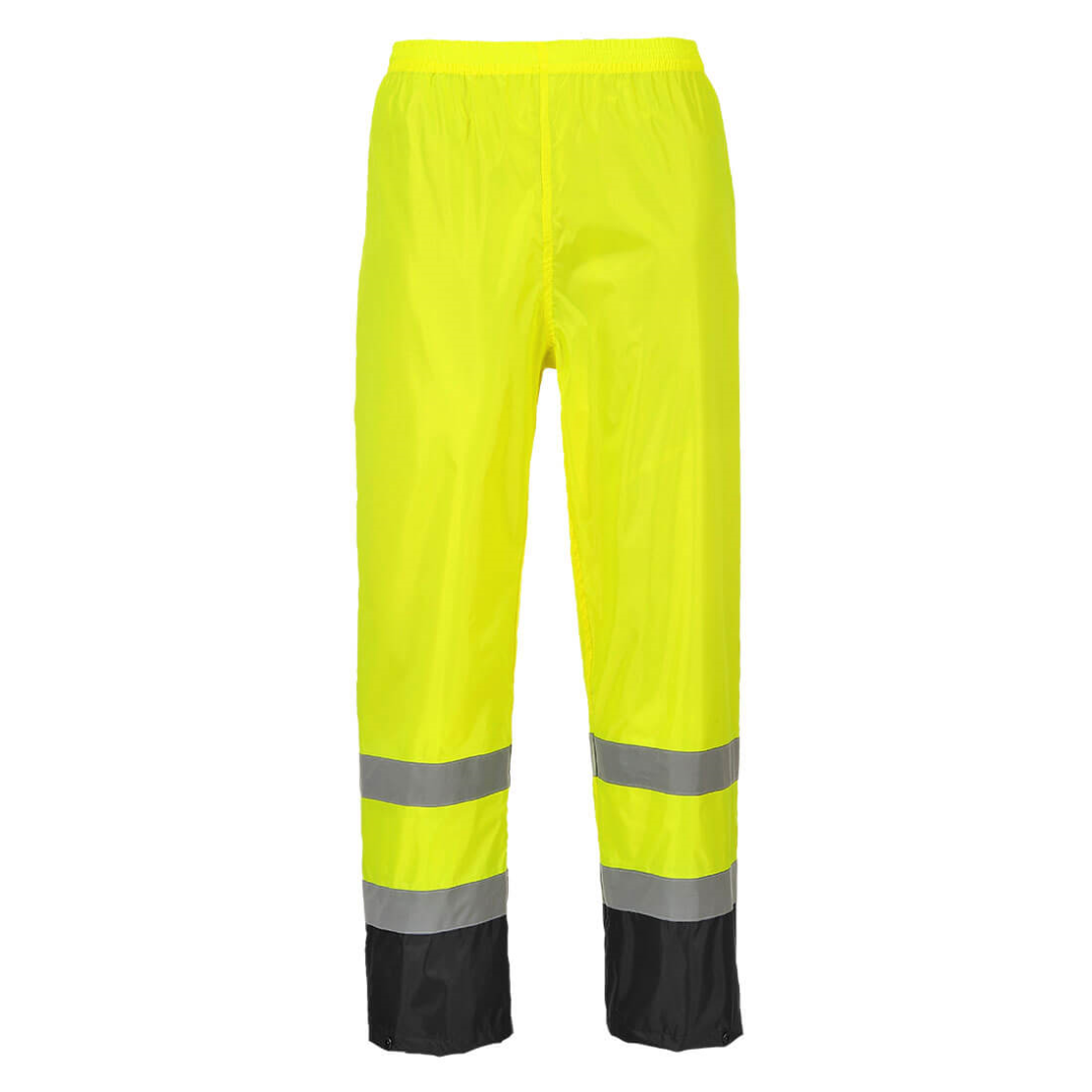 Portwest Hi-Vis Klassieke Tweekleuren Regenbroek