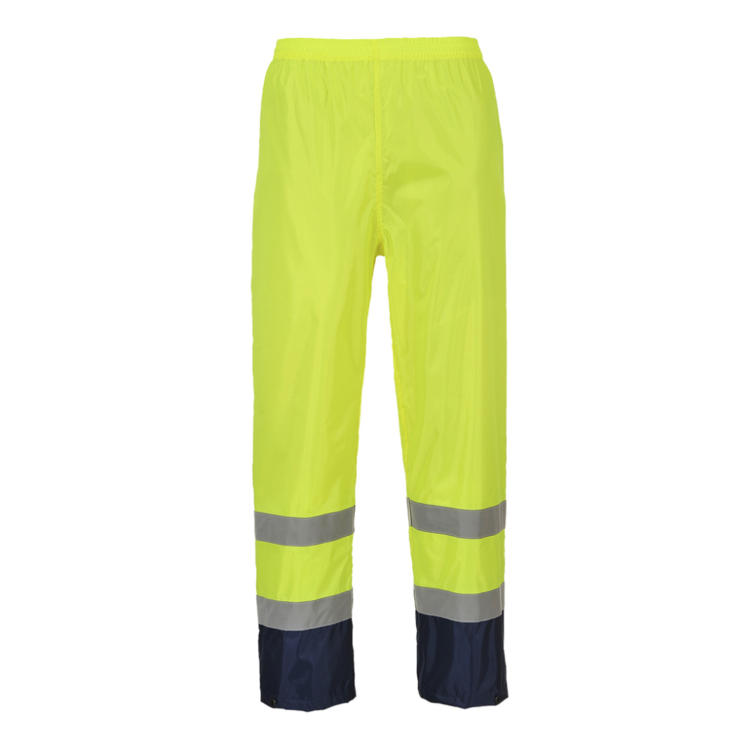 Portwest Hi-Vis Klassieke Tweekleuren Regenbroek