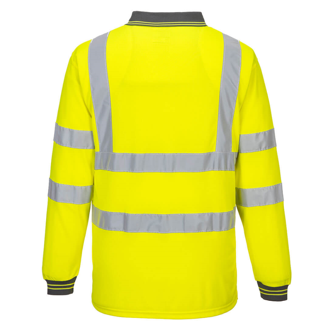 Portwest Hi-vis Lange Mouwen Poloshirt