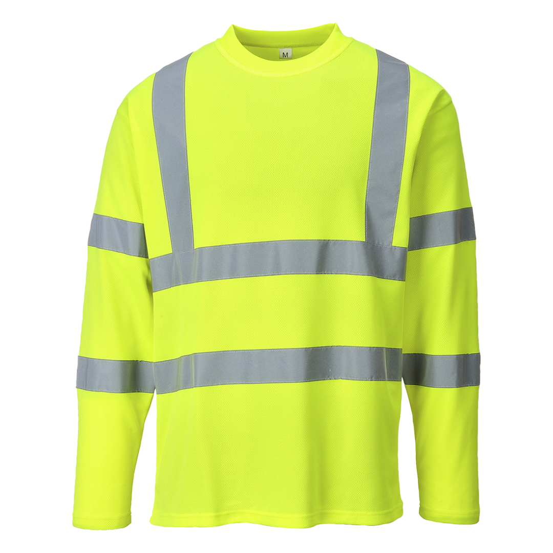 Portwest Hi-vis Lange Mouwen T-shirt