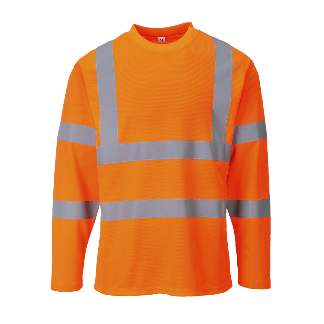 Portwest Hi-Vis T-shirt met Lange Mouwen