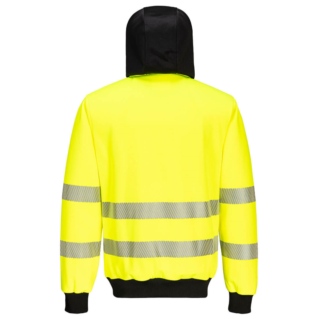 Portwest Hi-Vis Zip Front Hoodie