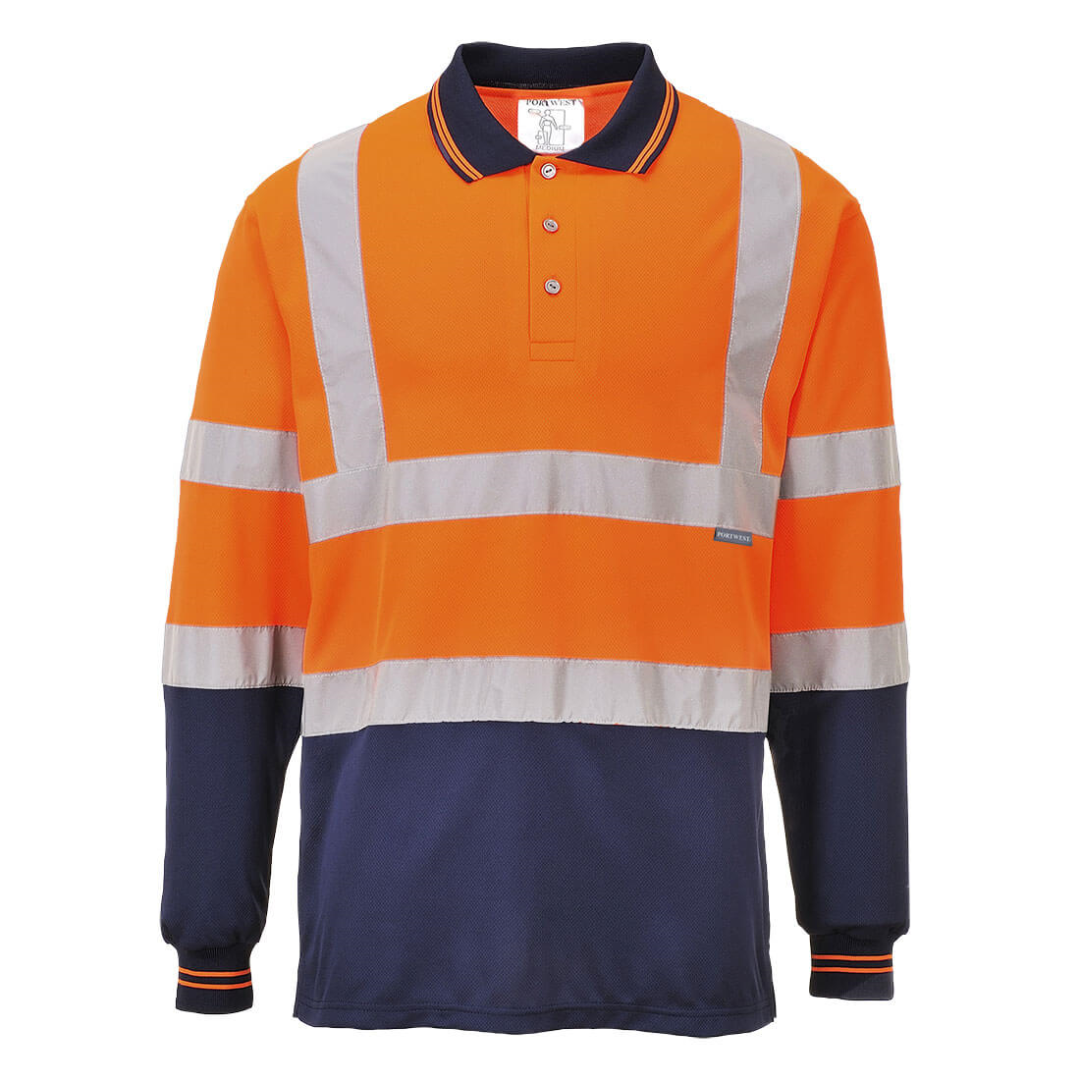 Portwest Polo met Lange Mouwen