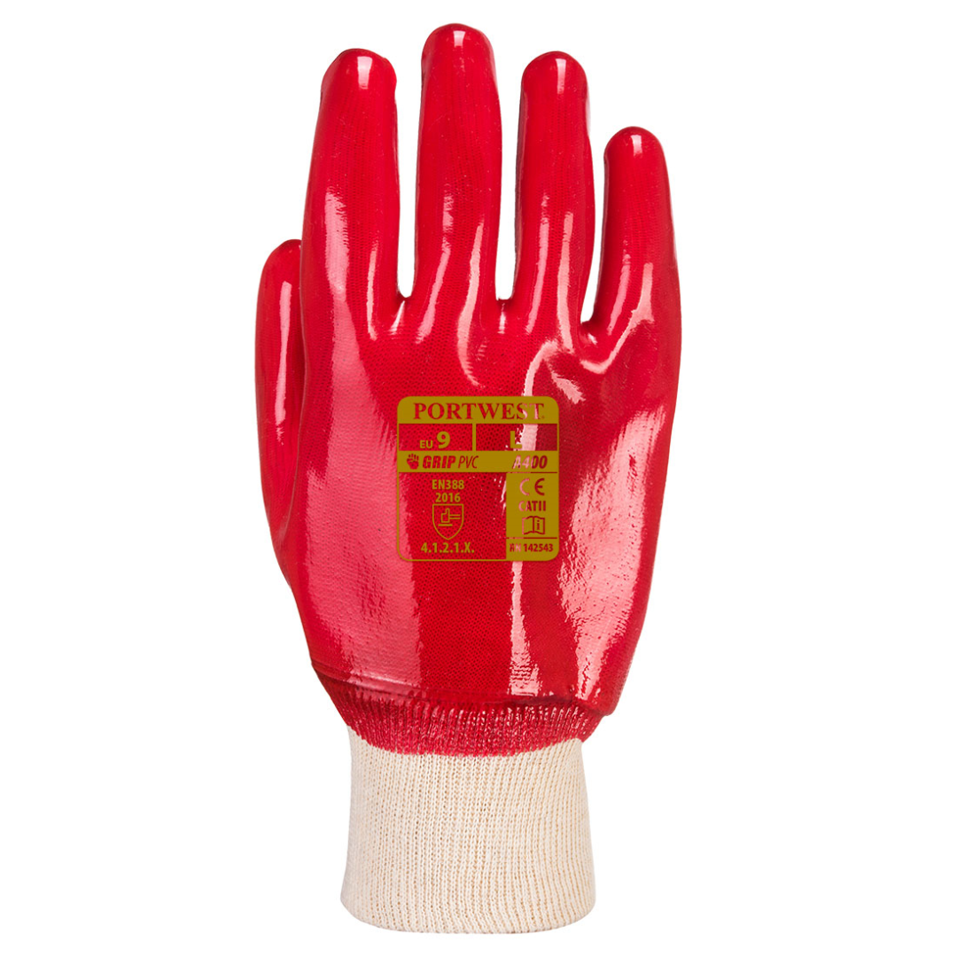 Portwest PVC Tricot Manchet Handschoenen