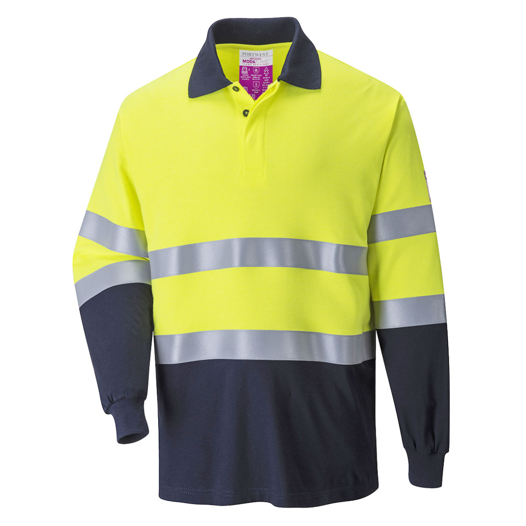Portwest Vlamvertragend Antistatisch Tweekleuren Poloshirt
