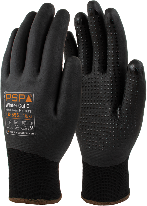 PSP 18-555 Winter Cut C Nitrile Foam Pro Handschoenen