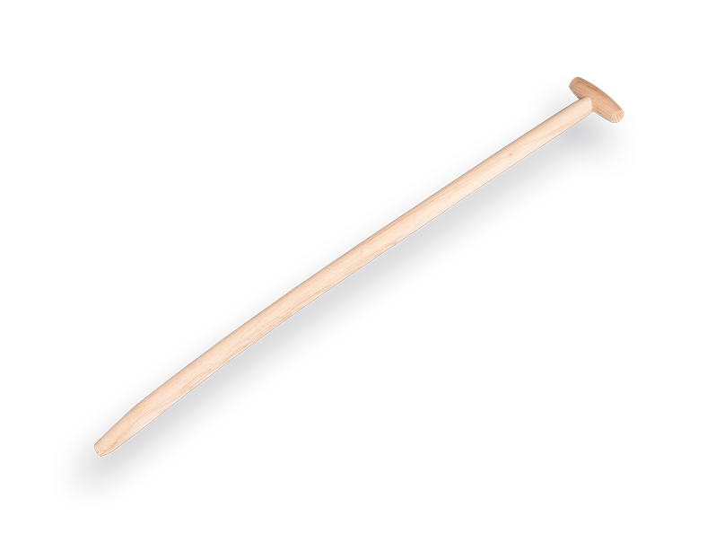 Schopsteel 110 cm essen gebogen, gewaxt.