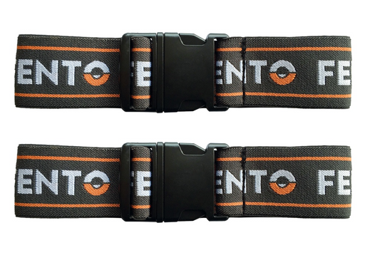 Set elastieken met clip voor Fento kniebeschermer 200 en 200 Pro (2 stuks).