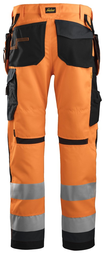 Snickers AllroundWork, High-Vis Werkbroek+ met Holsterzakken, Klasse 2
