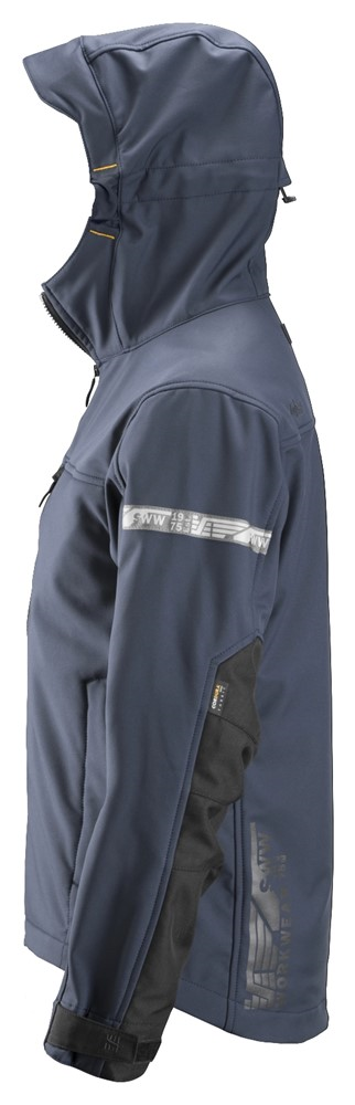Snickers AllroundWork Softshell Jack met Capuchon