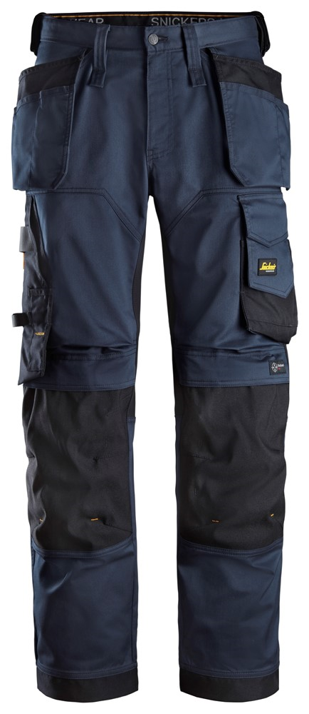Snickers AllroundWork Stretch Loose fit Werkbroek met Holsterzakken