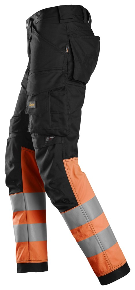 Snickers High-Vis Stretch Werkbroek Klasse 1