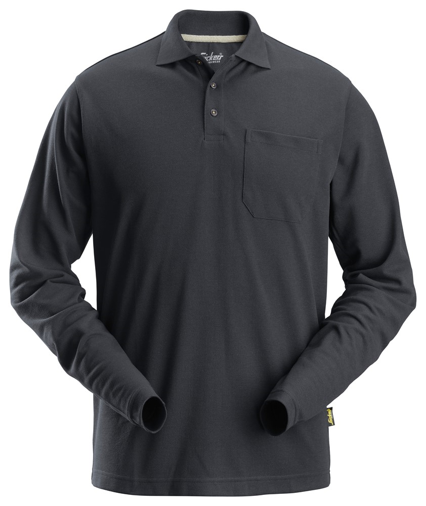 Snickers Poloshirt met Lange Mouwen