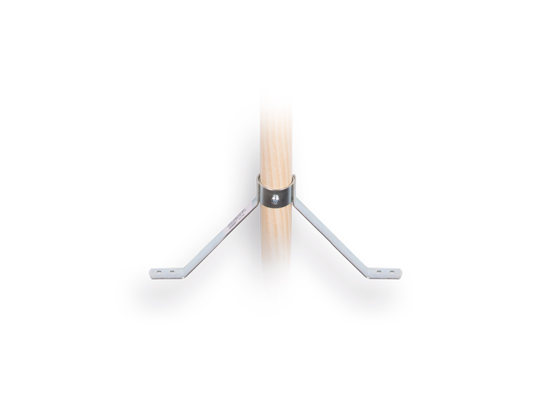 Solide Stokhoude voor steel met diameter 28 mm