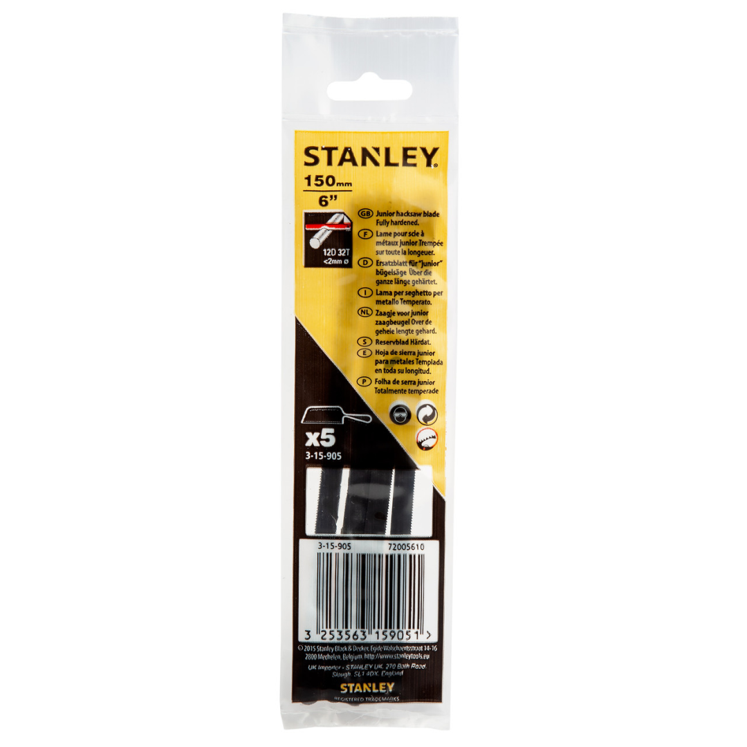 Stanley Metaalzaagblad 5 Stuks