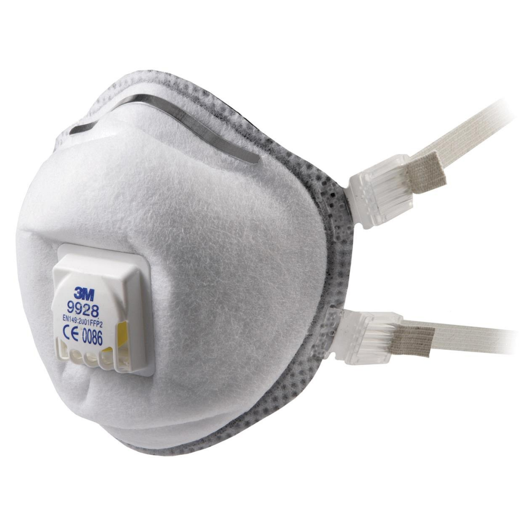3M 9928 Stofmasker FFP2 R D met Uitademventiel