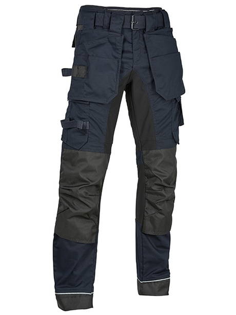 4.Work Madrid Werkbroek met Knie- Holsterzakken Incl. Riem