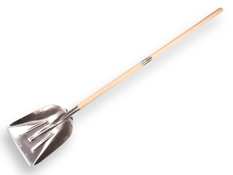 Atlas Diamant Graanschop Aluminium met Batsesteel 130cm