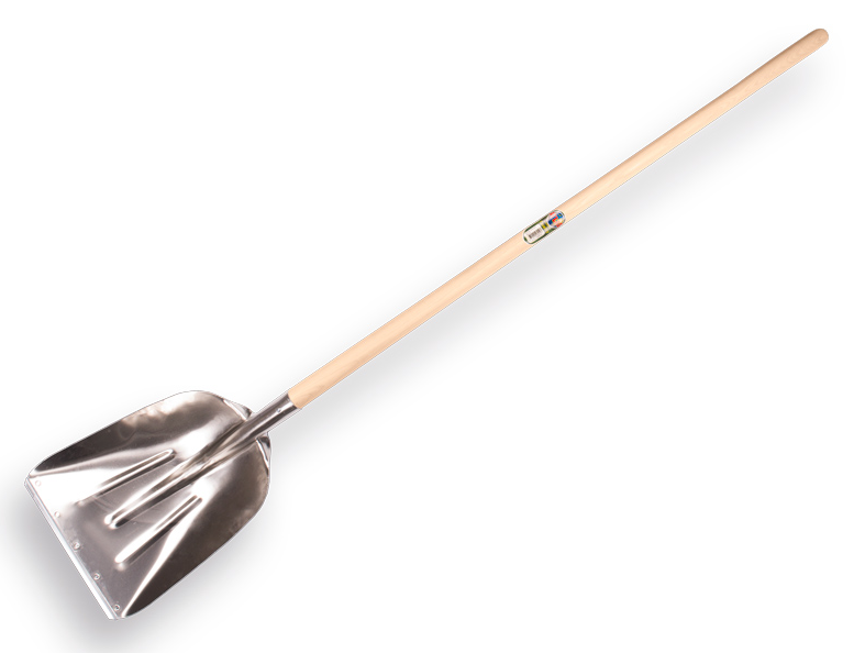 Atlas Diamant Graanschop Aluminium met Batsesteel 130cm