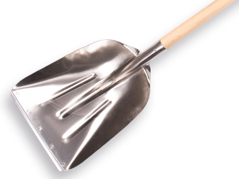 Atlas Diamant Graanschop Aluminium met Batsesteel 130cm