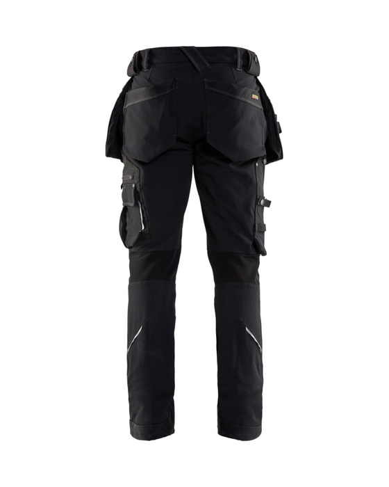 Blaklader 4 Weg Stretch Werkbroek met Knie- Holsterzakken