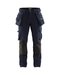Blaklader 4 Weg Stretch Werkbroek met Knie- Holsterzakken