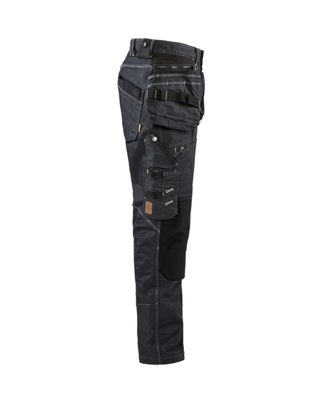 Blaklader Baggy Denim Werkbroek met Knie- Holsterzakken